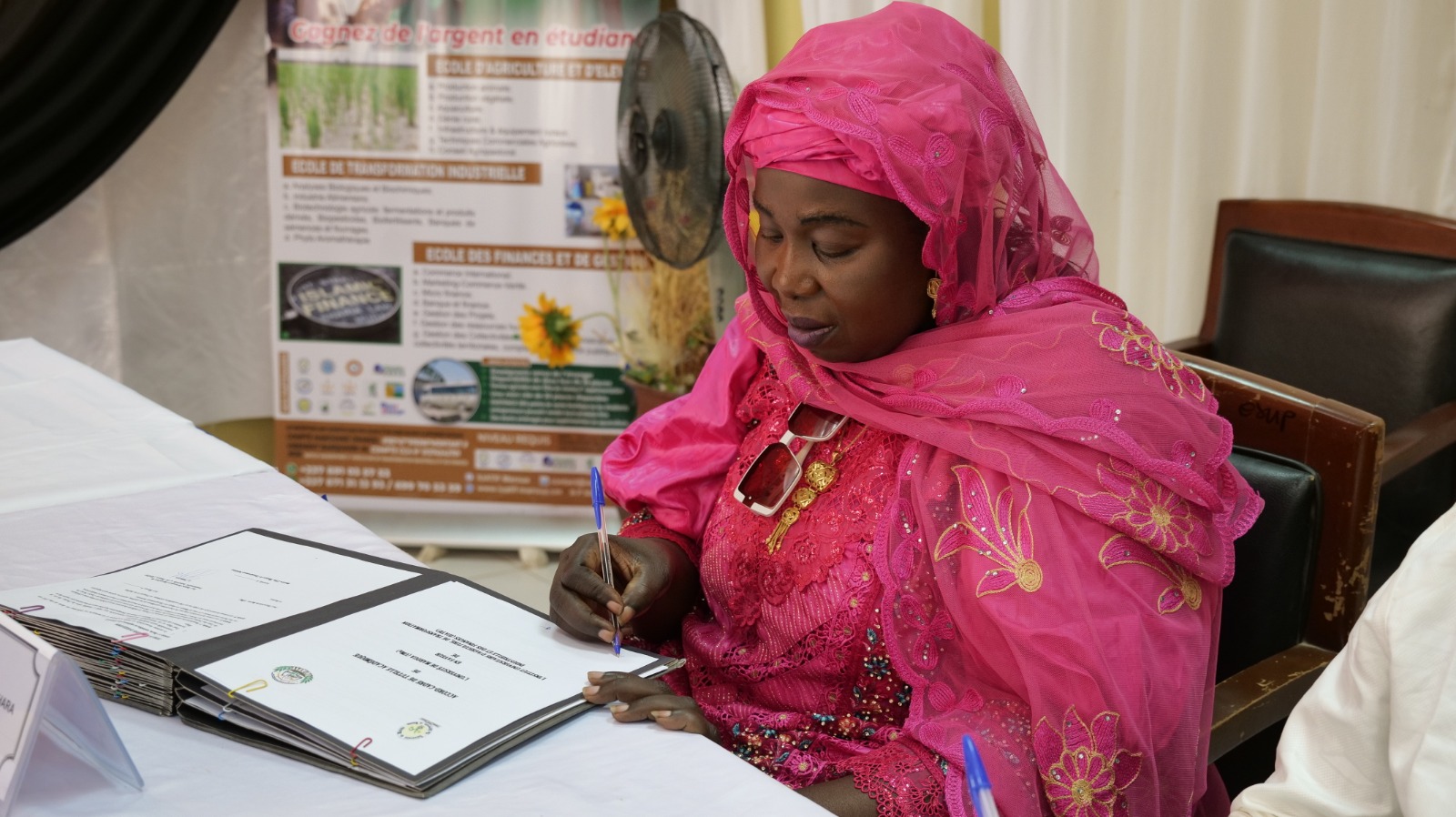 Madame Hadja Falaïna Firida épouse Hara, Promotrice et Fondatrice de l'IUATIF